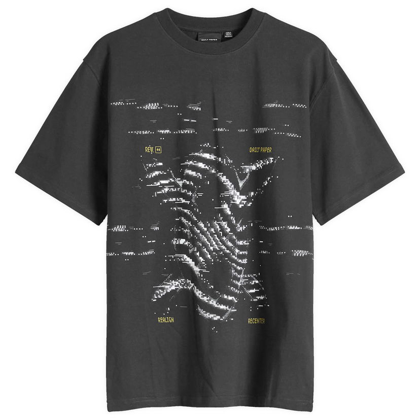 T-shirt DAILY PAPER Rewind T-Shirt Sort | 2421085