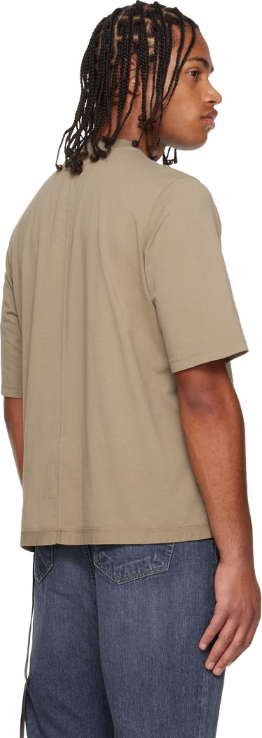 T-shirt Rick Owens DRKSHDW Concordians Walrus T-shirt Beige | DU02E7252 RNP, 2