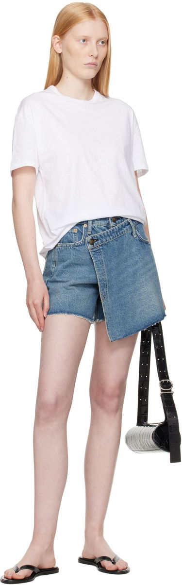 Nederdel rag & bone rag & bone Belinda Denim Mini Skort Blå | WDD25P9003RGAM, 3