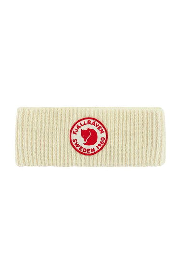 Tørklæde FJÄLLRÄVEN Headband Logo Beige | F87082.113, 1