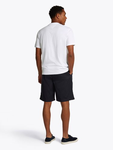 T-shirt Tommy Hilfiger Tommy Hilfiger Stack T-Shirt Hvid | MW0MW38622YBR, 2
