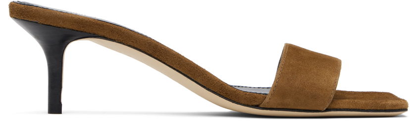 Skopleje Aeyde Aeyde Ilvy Suede Mules Brun | A11-HS-GAIS55TB155-SS25-990-017