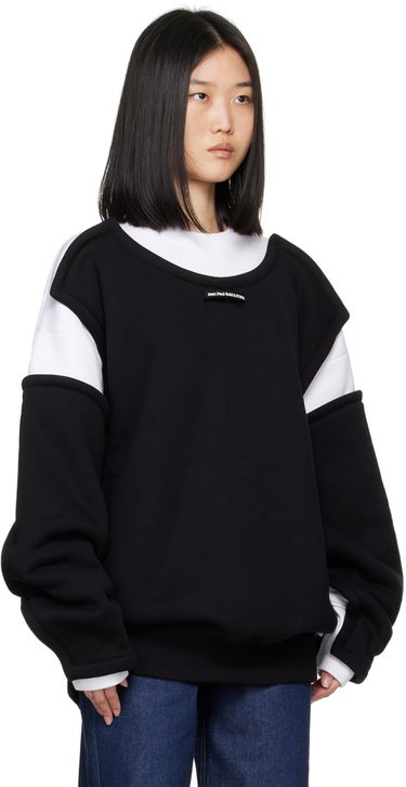 Sweatshirt Jean Paul Gaultier Jean Paul Gaultier 'The Petit Grand' Layered Sweatshirt Sort | 24/30-F-SW040-J057-0100, 1