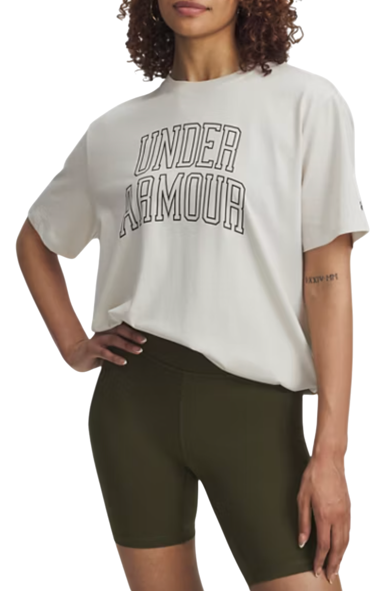 T-shirt Under Armour Under Armour Rival OS Campus T-Shirt Hvid | 6007883-110