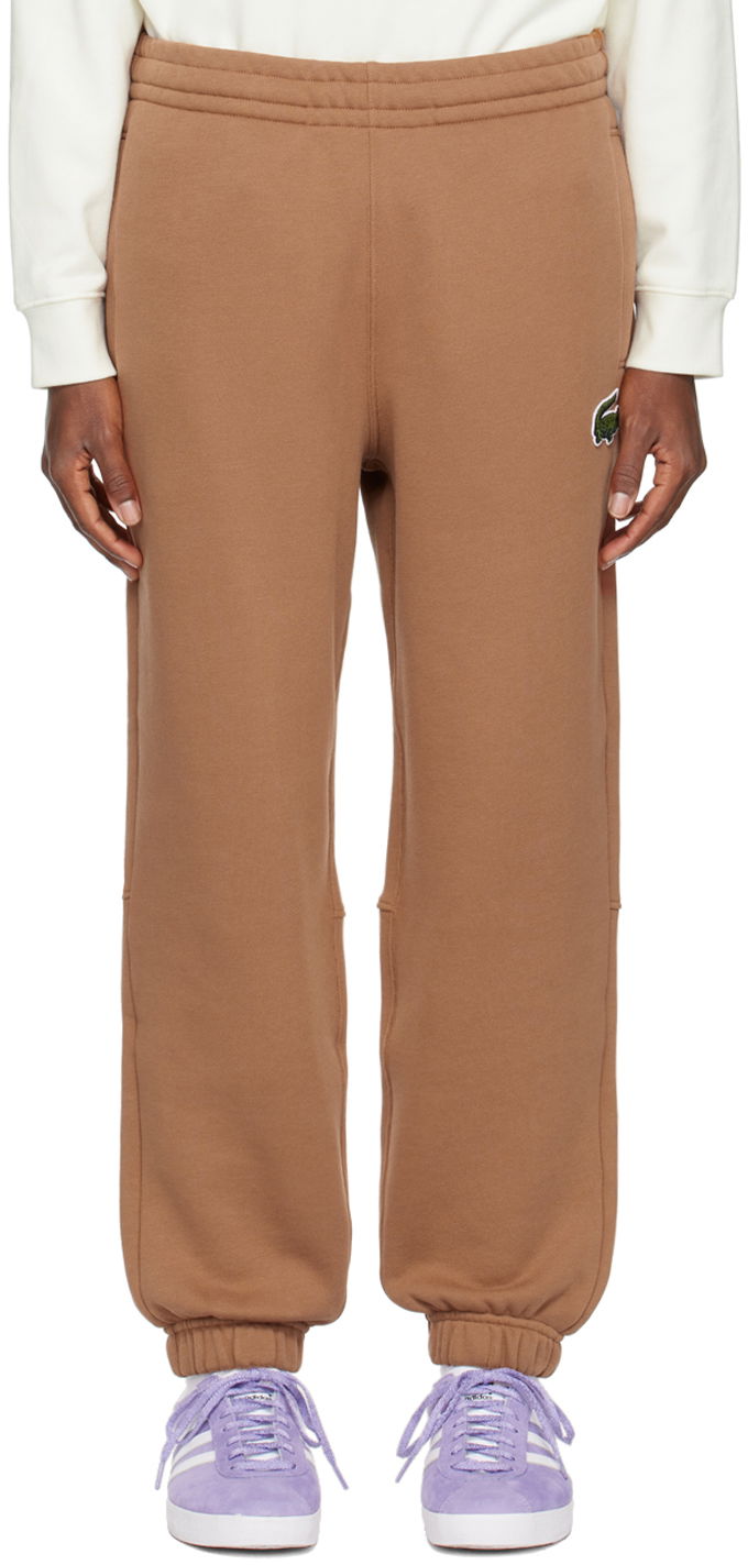 Joggingbukser Lacoste Embroidered Lounge Brun | XH0075, 0