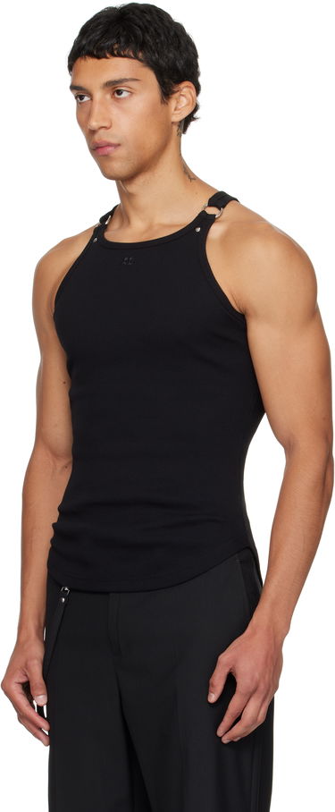Tanktop Courrèges Courrèges Buckle 90's Rib Tank Top Sort | 325JDE139JS0194, 3