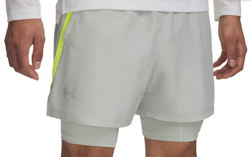 Shorts Under Armour UA Launch 5" 2-in-1 Running Shorts Grå | 1382640-377