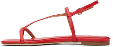 Tilbehør Aeyde Aeyde Ella Leather Toe-Post Sandals Rød | A11-FS-BRNS08FL21-SS25-406-007, 2