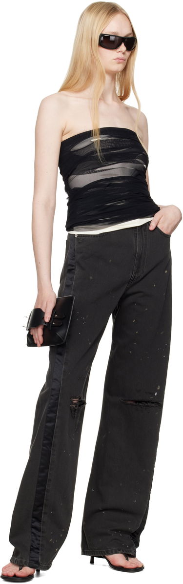 Jeans Maison Margiela MM6 Maison Margiela 5 Pockets Distressed Jeans Sort | S62LB0190 M30011, 3