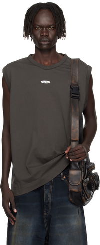 Vetements Oval Logo Jersey Tank Top