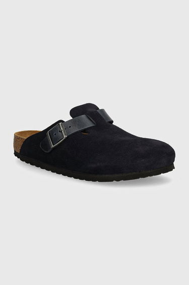 Sneakers og sko Birkenstock Boston Suede Slippers Blå | 1028210, 0