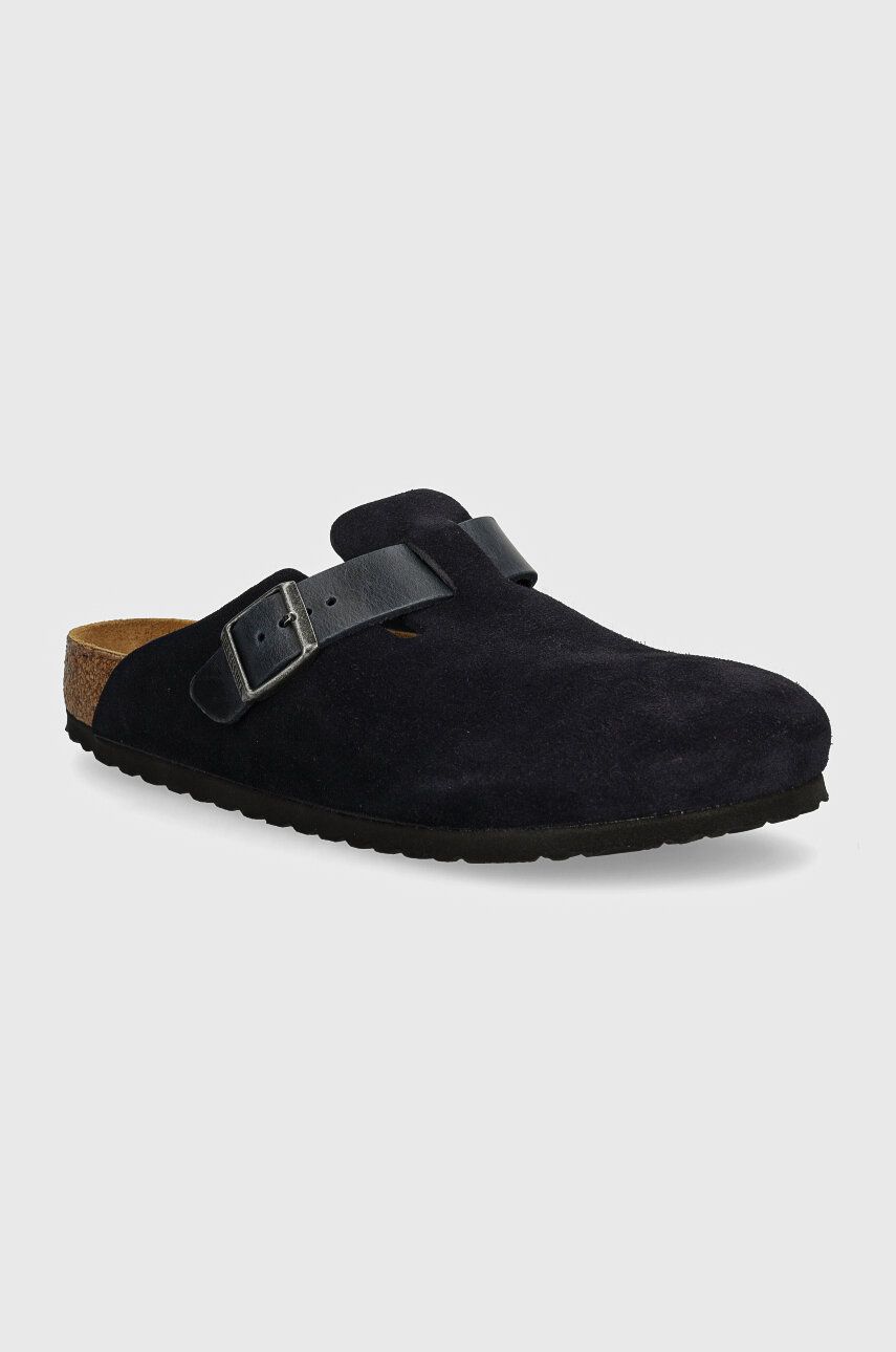 Sneakers og sko Birkenstock Boston Suede Slippers Blå | 1028210, 0