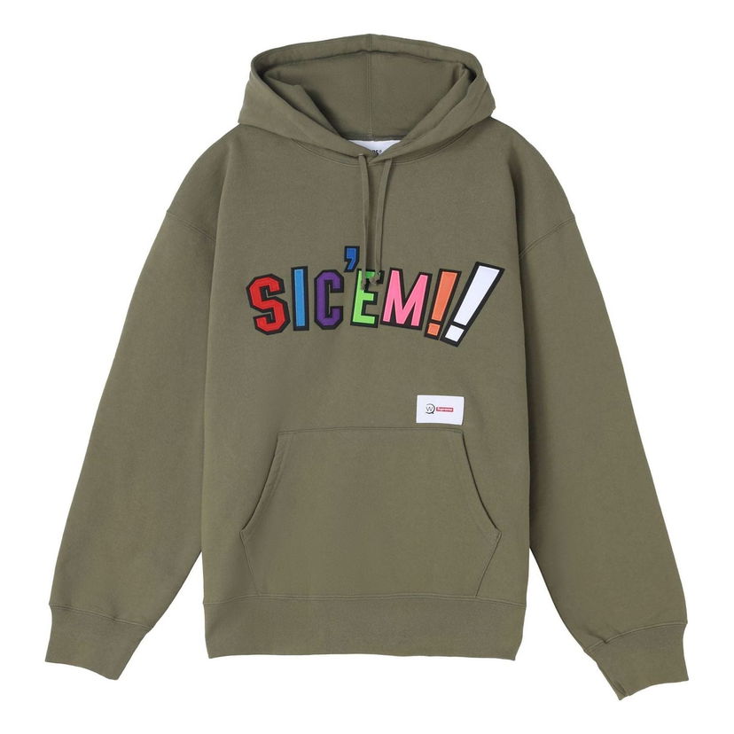 Sweatshirt Supreme Supreme x WTAPS Sic'em! Graphic Print Hoodie Grøn | SUP-FW21-340