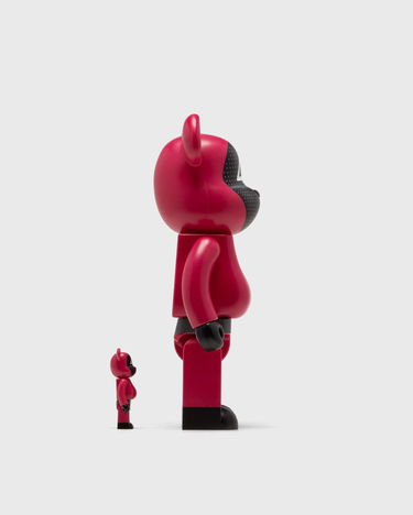 Collectible Medicom Toy SQUID GAME SOLDIER 2-PACK 100% and 400% BE@RBRICK set Rød | MED1104, 1