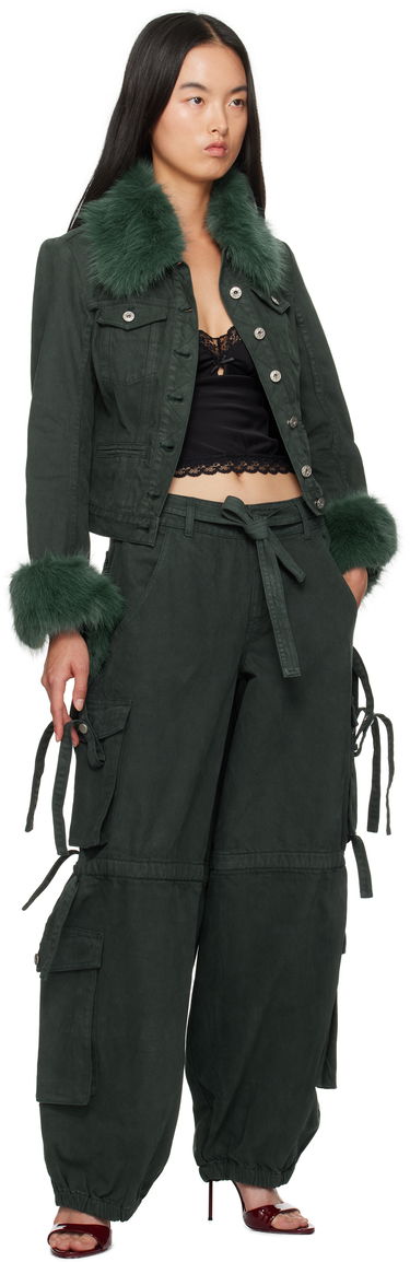 Cargo bukser GUIZIO Guizio Anais Cargo Pants Grøn | F24203W100, 3