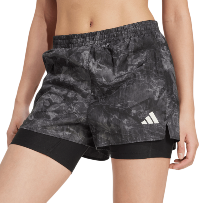 Shorts adidas Originals Own the Run Spray Dye 2-in-1 Shorts Sort | jl8718