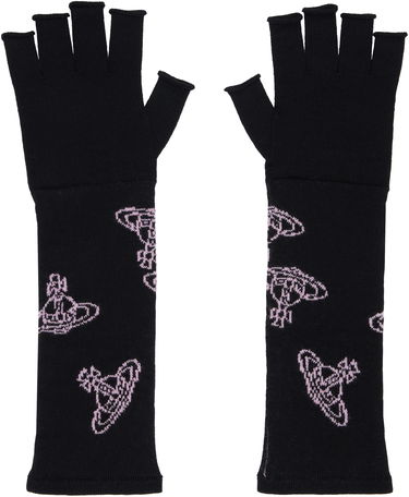 Handsker Vivienne Westwood Fingerless Long Gloves Sort | 8202002S-K004F-, 1