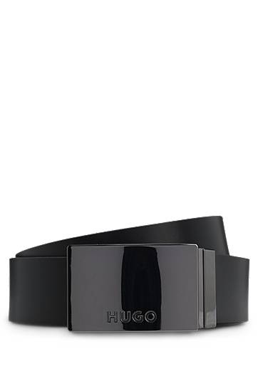 Bælter BOSS Gift-boxed Reversible Belt in Italian Leather Sort | 50553976, 0