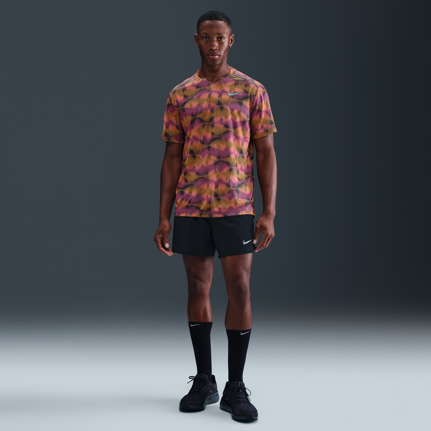 T-shirt Nike Nike Miler Short Sleeve Running T-Shirt Flerfarvet | IM2082-068, 1
