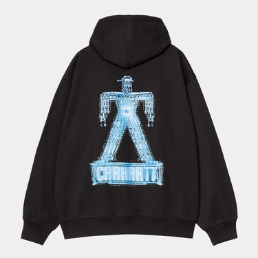 Sweatshirt Carhartt WIP Hooded Electric Boogie Sweatshirt Sort | I035610_4, 3