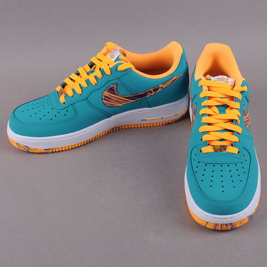 Sneakers og sko Nike Air Force 1 Low ''Marbled Swoosh'' Turkis | 488298 313, 3