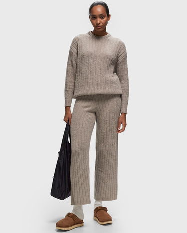 Bukser UGG Brown Ribbed Lounge Pants Brun | 1163170-CHE, 2