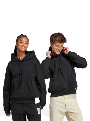 Sweatshirt adidas Performance Lounge Heavy French Terry Hoodie Sort | IC4084