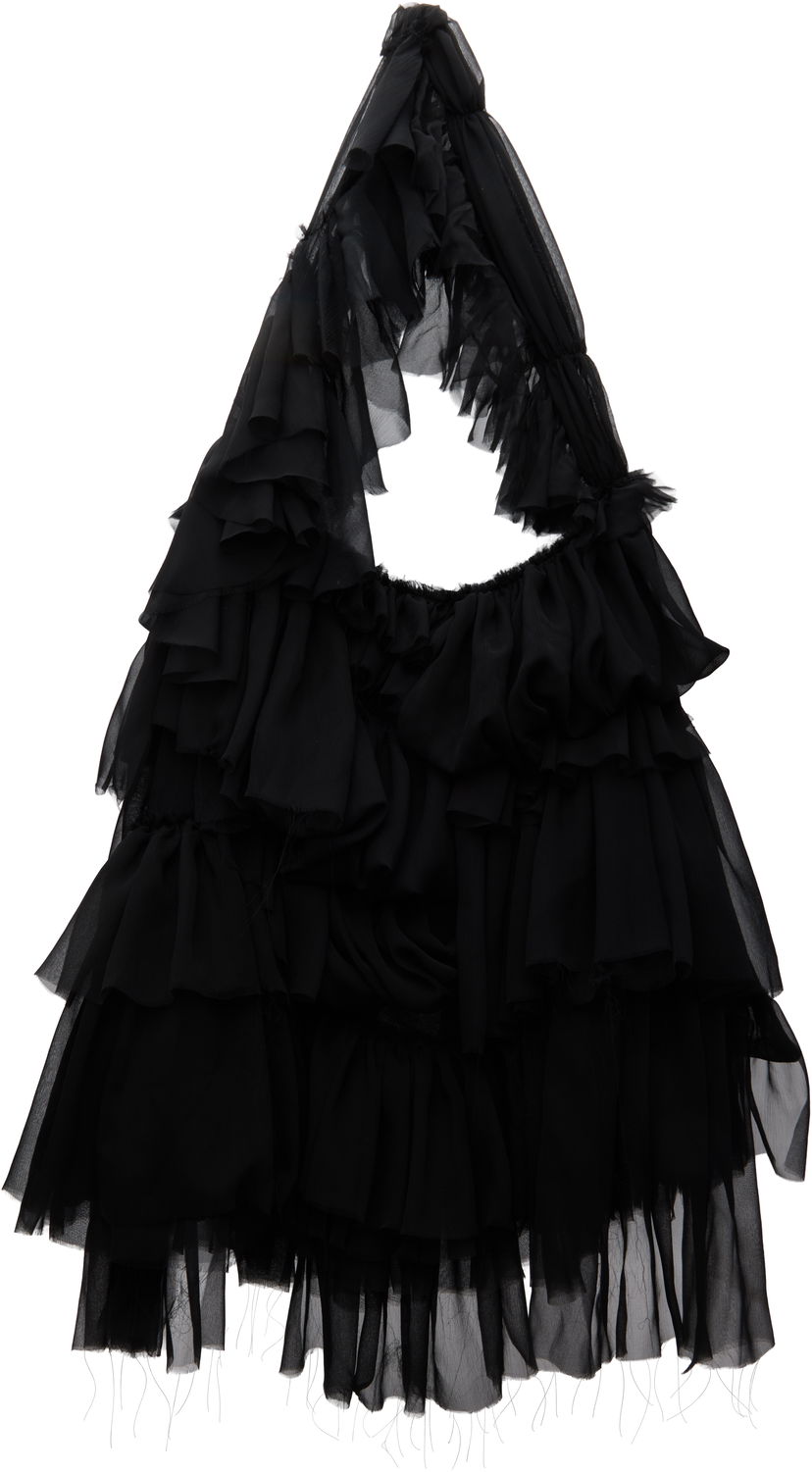 Skuldertaske Collina Strada Collina Strada Cloud Ruffle Shoulder Bag Sort | XX9025