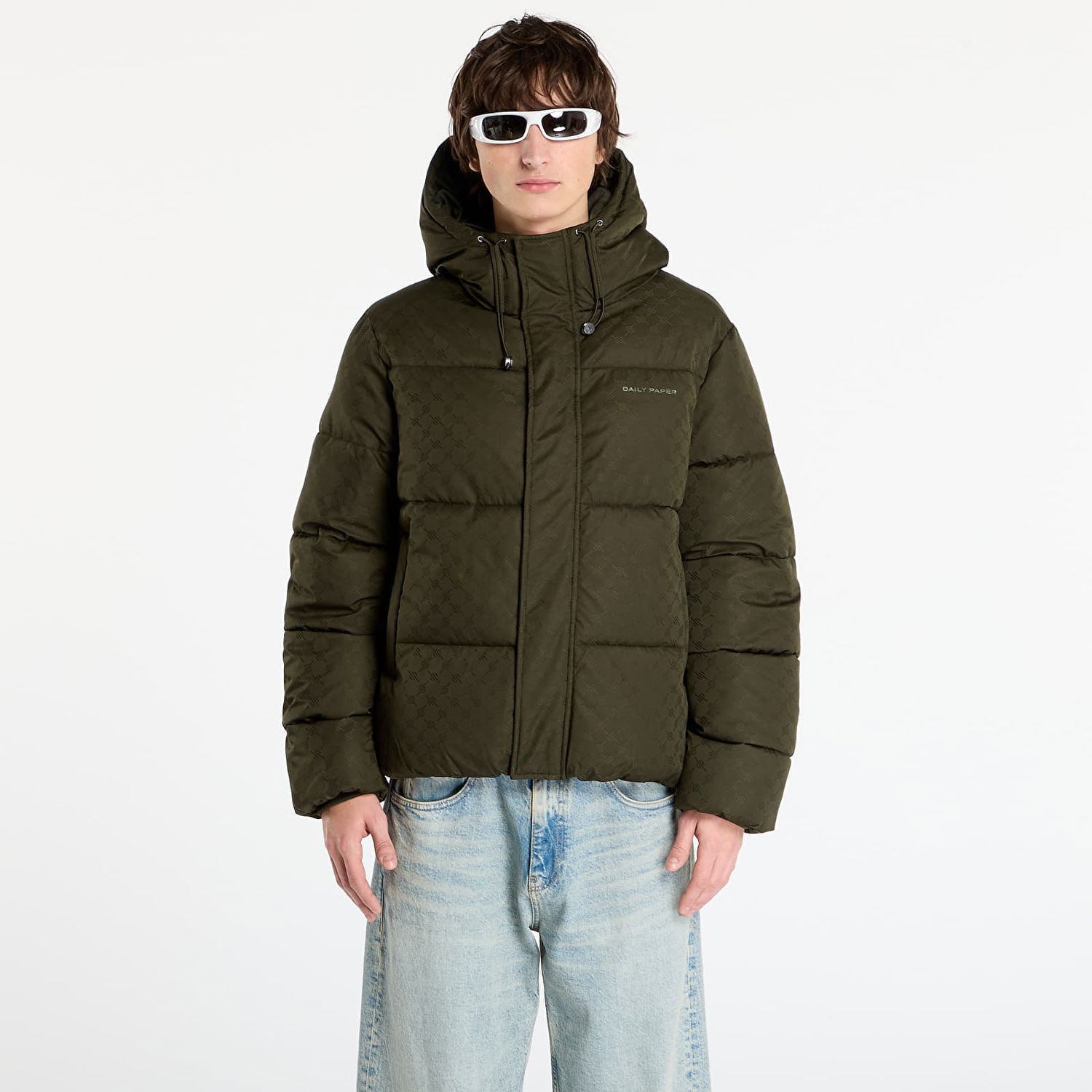 Puffer jakke DAILY PAPER Monogram Puffer Jacket Grøn | 2524008, 0