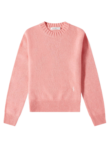 Sweater Sporty & Rich Itzel Cashmere Crew Knit Lyserød | CR731PK