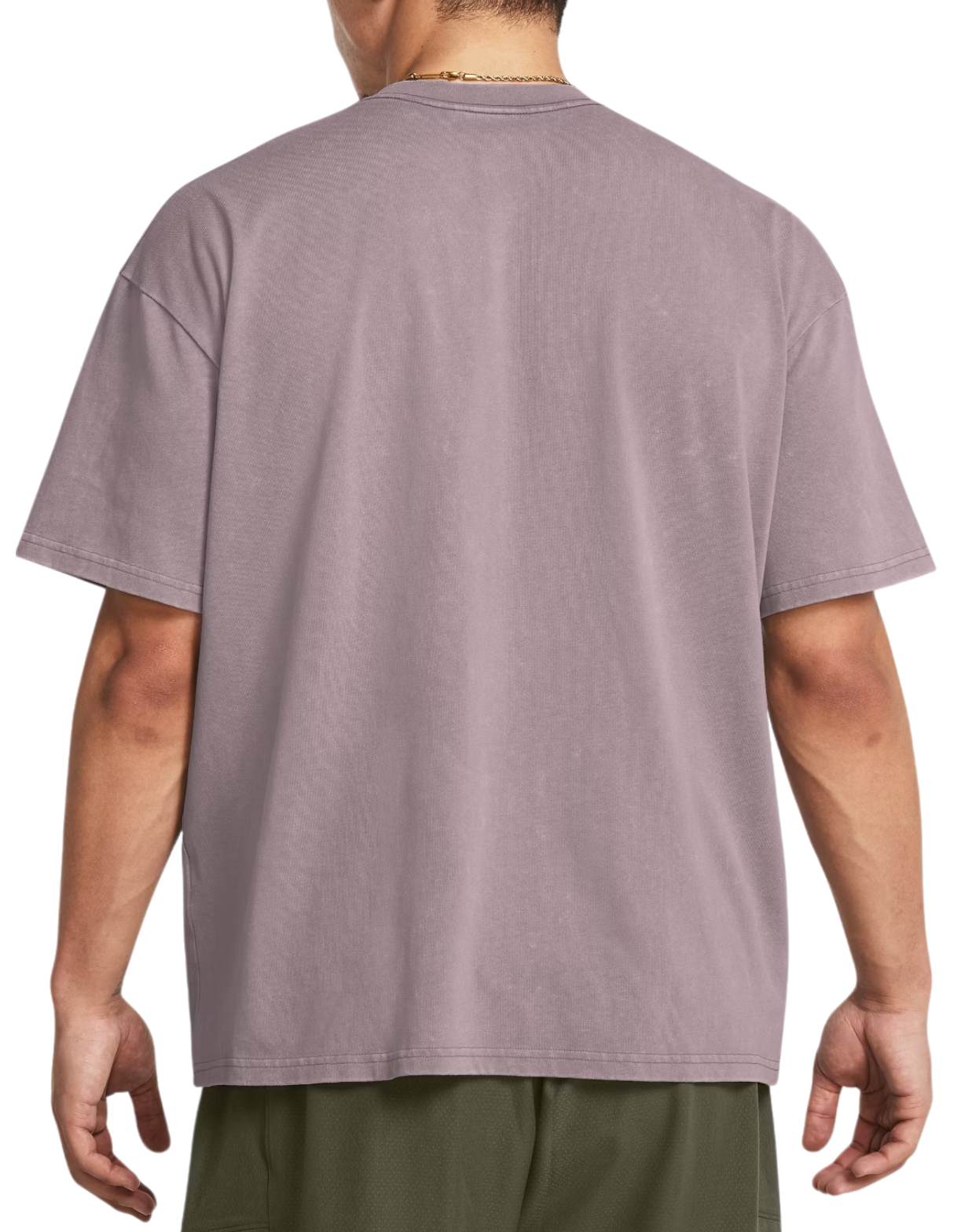 T-shirt Under Armour T-Shirt Oversized Logo Wash Lilla | 1389147-015, 1