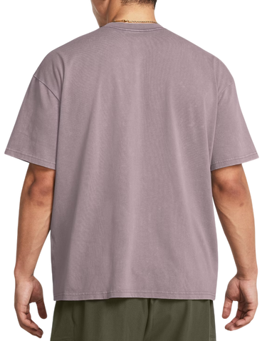 T-shirt Under Armour T-Shirt Oversized Logo Wash Lilla | 1389147-015, 1