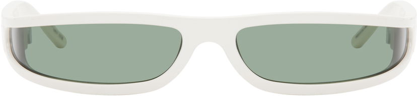 Solbriller Rick Owens Porterville Fog Sunglasses Hvid | RG0000009 GPRLFS