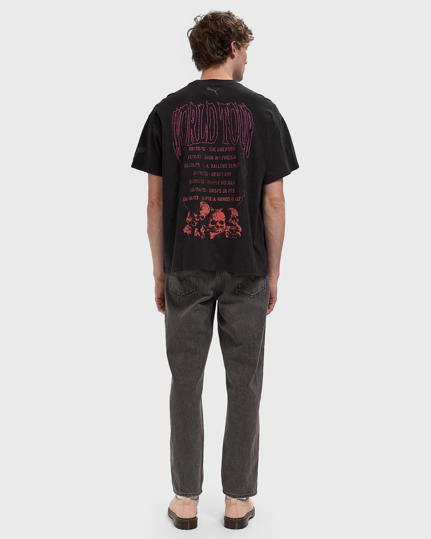 T-shirt Puma LaMelo World Tour-nament Graphic T-Shirt Sort | 632372-02, 1