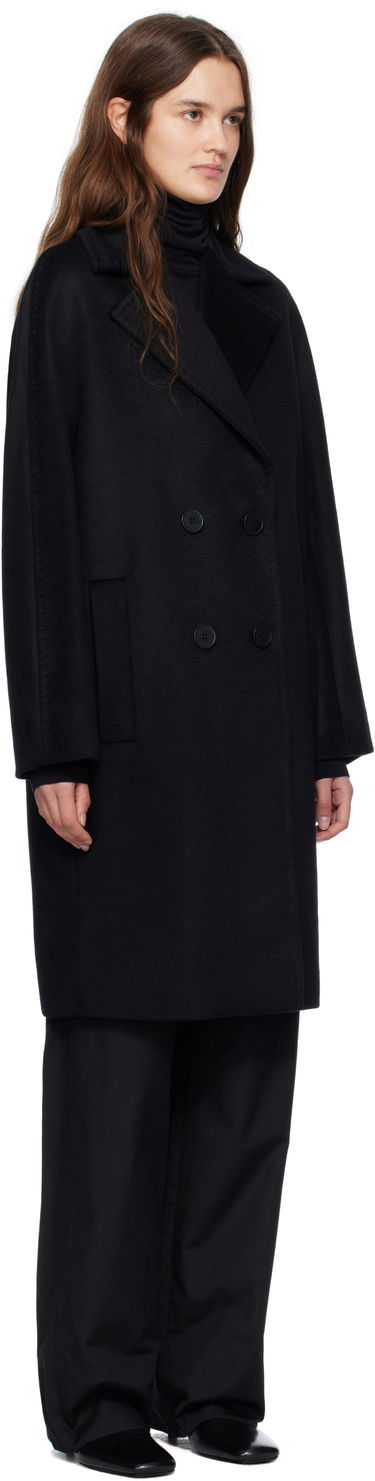 Frakker Max Mara Max Mara Agenda Double-Breasted Coat Sort | 2526016081600, 1