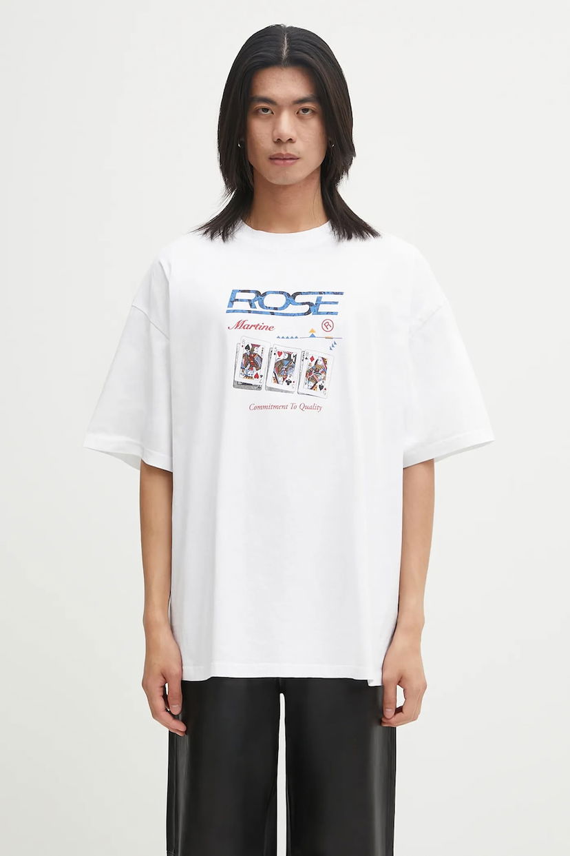 T-shirt Martine Rose Martine Rose Oversized T-Shirt Hvid | 621JE06000F