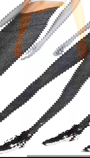 Leggings Nike One High-Waisted 7/8 Printed Leggings Sort | dx0162-010, 0