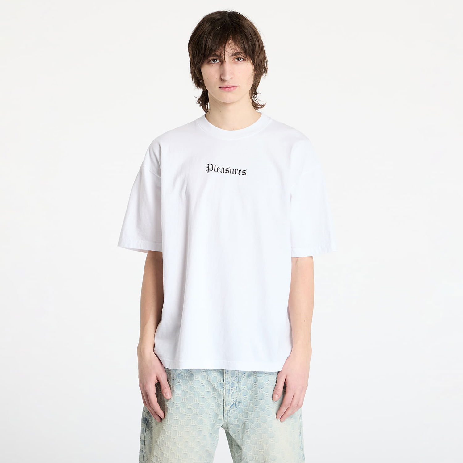 T-shirt Pleasures PLEASURES Burn Again T-Shirt Hvid | P25SP056 WHITE, 0