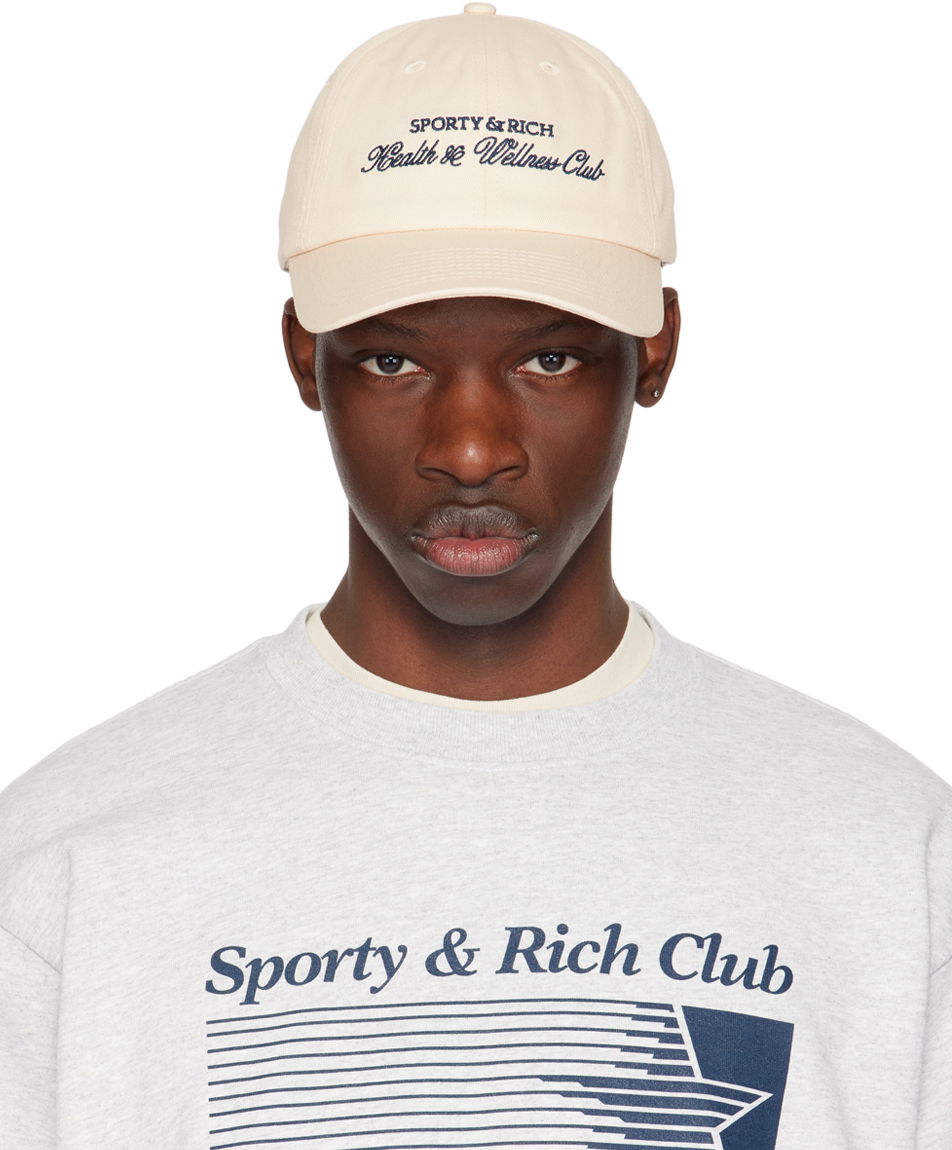 Kasket Sporty & Rich 'H&W Club' Cap Lyserød | AC039S412HC, 0