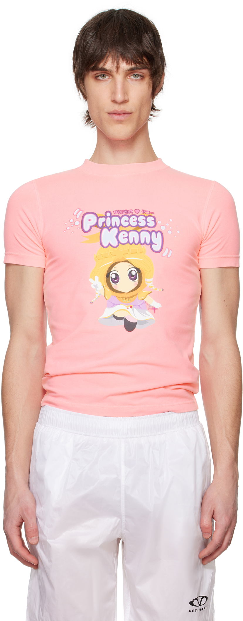 T-shirt VETEMENTS VETEMENTS 'Princess Kenny' Fitted T-Shirt Lyserød | MA66TR610H