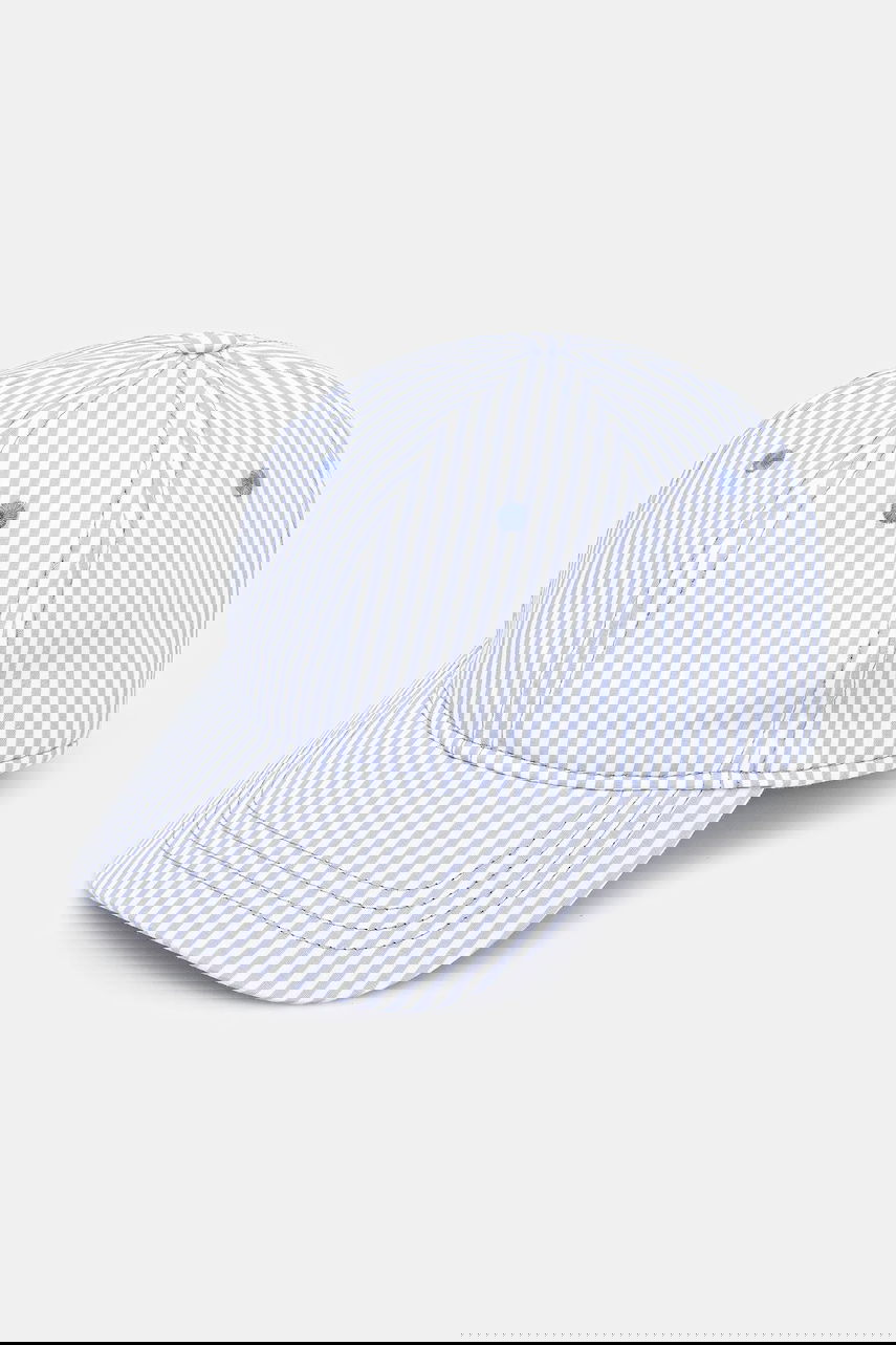 Kasket Fiorucci Fiorucci Striped Tie Ribbon Baseball Cap Blå | W02SMAHA398CJ01BL07, 0