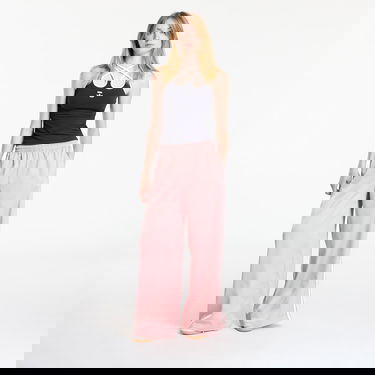 Bukser adidas Originals adidas Originals Satin Wide Leg Pants with Ruffle 3-Stripes Lyserød | KC8815, 3