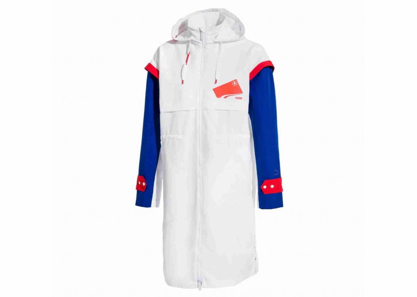 Parka Nike Ader Error Full Zip Hooded Parka White/Blue/Red Hvid | 578555-02