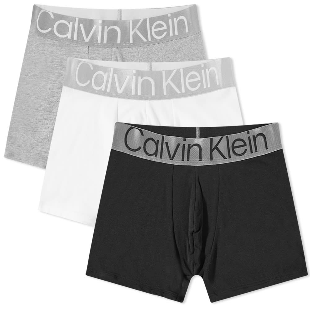 Boksere CALVIN KLEIN Cotton Stretch Trunk - 3 Pack Flerfarvet | 000NB3130A-MPI, 0