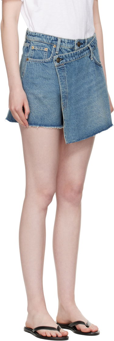 Nederdel rag & bone rag & bone Belinda Denim Mini Skort Blå | WDD25P9003RGAM, 1