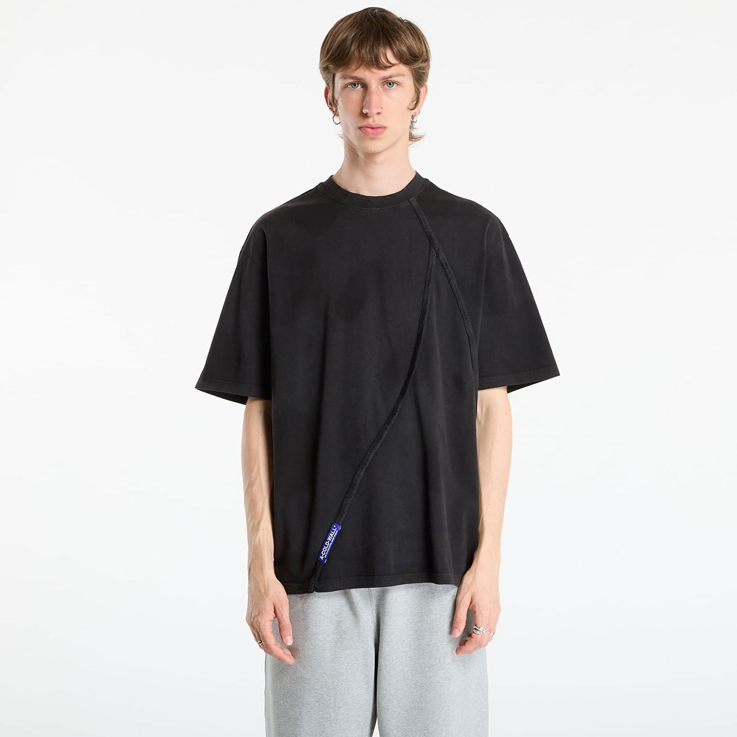 T-shirt A-COLD-WALL* A-COLD-WALL* Chartered T-Shirt Sort | ACWMTS225 Black, 0