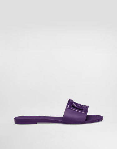 Tilbehør Dolce & Gabbana Dolce & Gabbana Rubber Slides Lilla | CW2215AN9948H438, 0