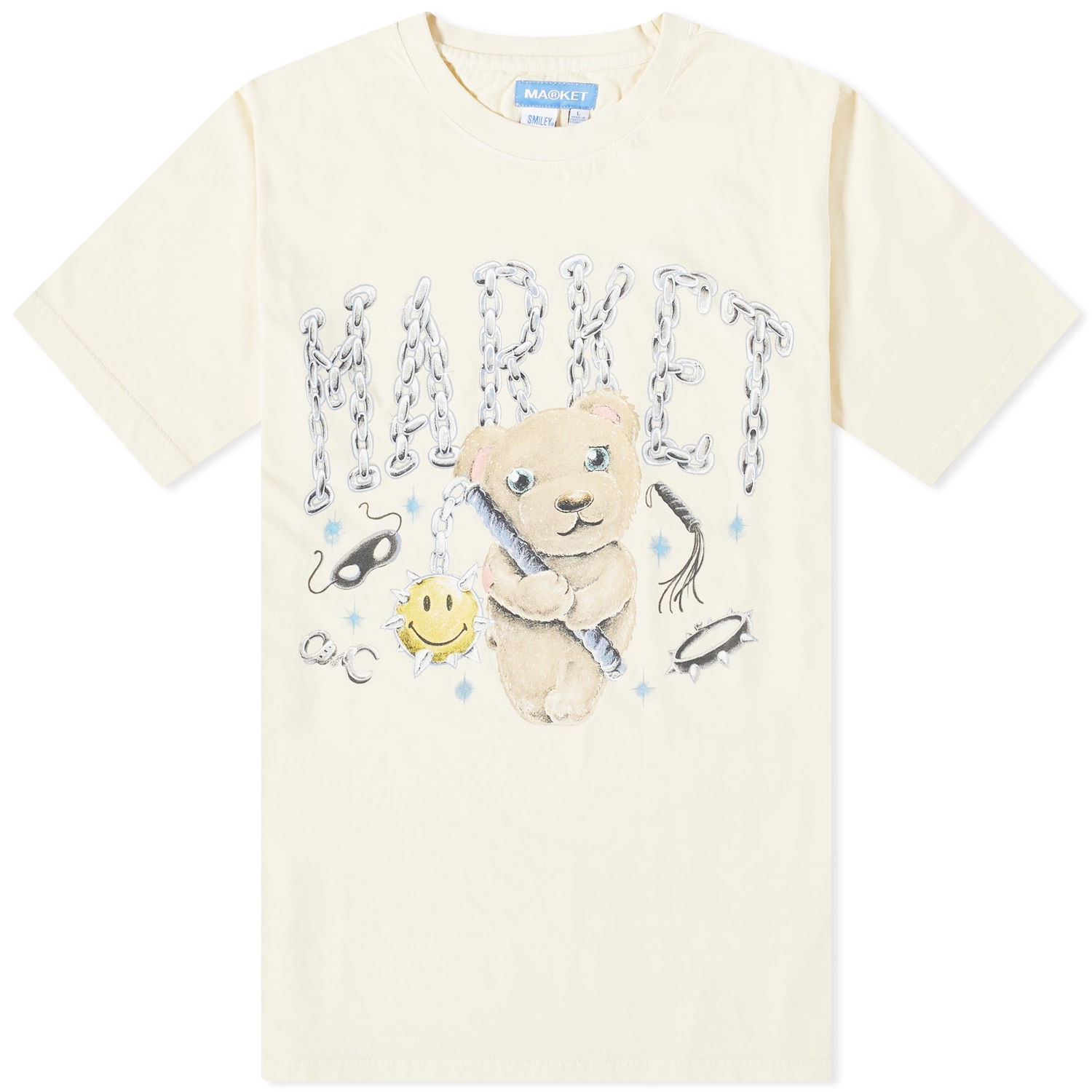T-shirt MARKET Soft Core Bear T-Shirt Beige | 399001570-NTR, 0
