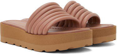 Sneakers og sko Gianvito Rossi Nappa Platform Sandals Lyserød | G15190.05GOM.NAP, 3