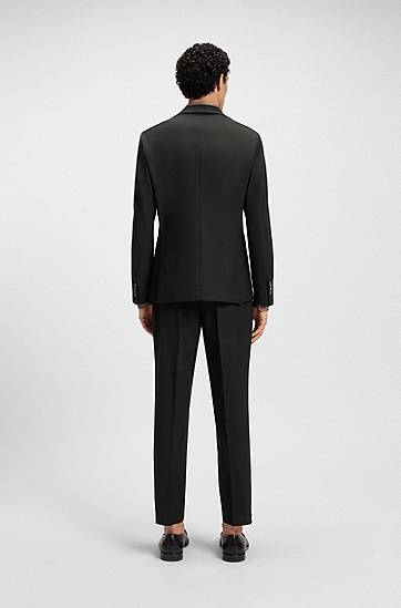 Jakke BOSS BOSS Slim-Fit Stretch Jacket Sort | 50546055, 1